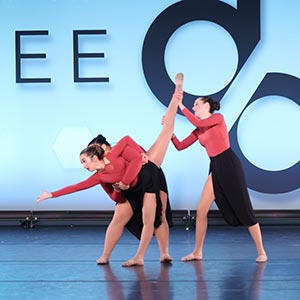 Dancers from LA Dance Academy performing on stage for a Regional Dance Competition in Louisiana.