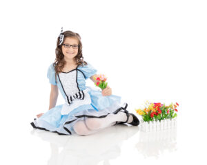 Margot Dendinger - Musical Theatre 3 Alice in Wonderland poses for her photoshoot